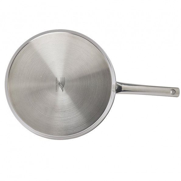 Sauteuse inox avec couvercle
