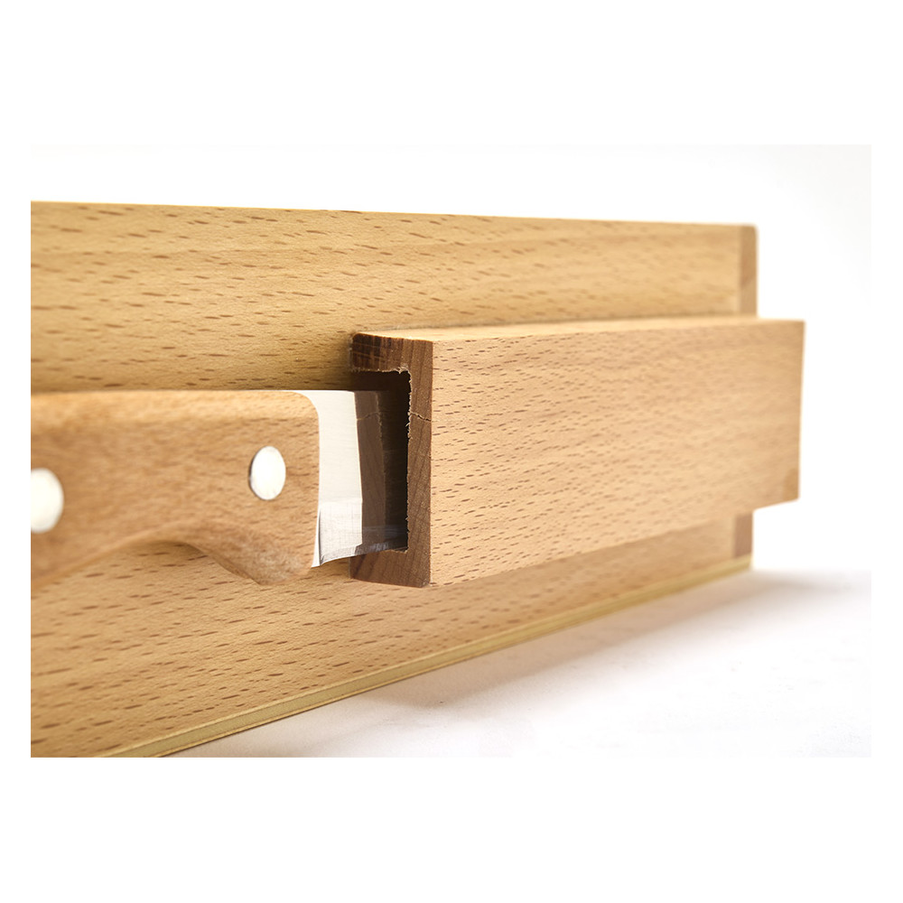 Cave à saucisson et son couteau