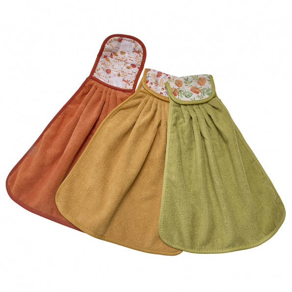 Lot de 3 torchons accroche four