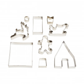 Kit 9 emporte-pièces Noël 3D