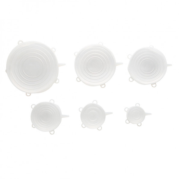 Lot de 6 couvercles extensibles