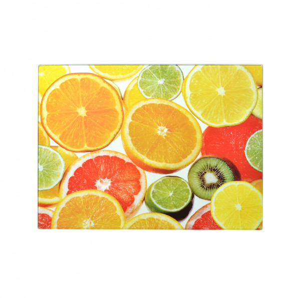 Planche à découper motif agrumes