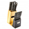 Bloc de couteaux 15 pièces