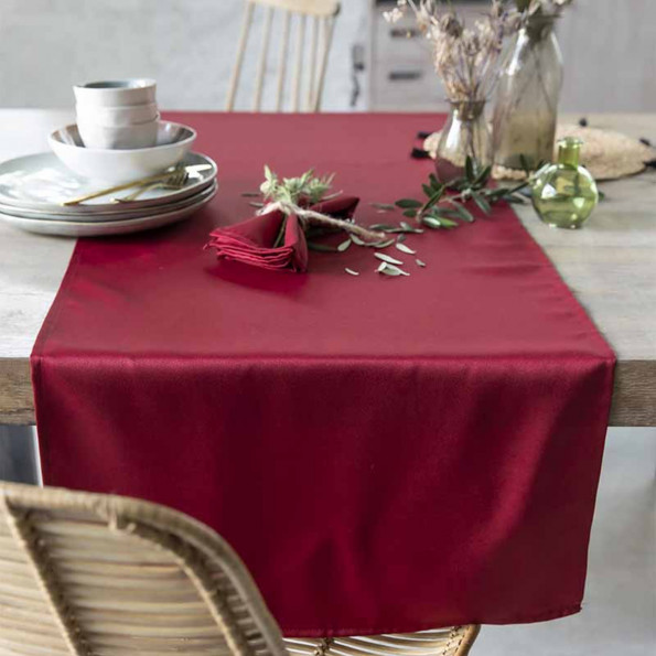 Chemin de table satiné