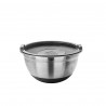 Lot de 3 saladiers inox avec couvercles