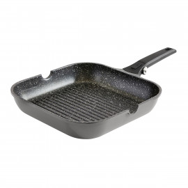 Poêle grill fonte d'aluminium