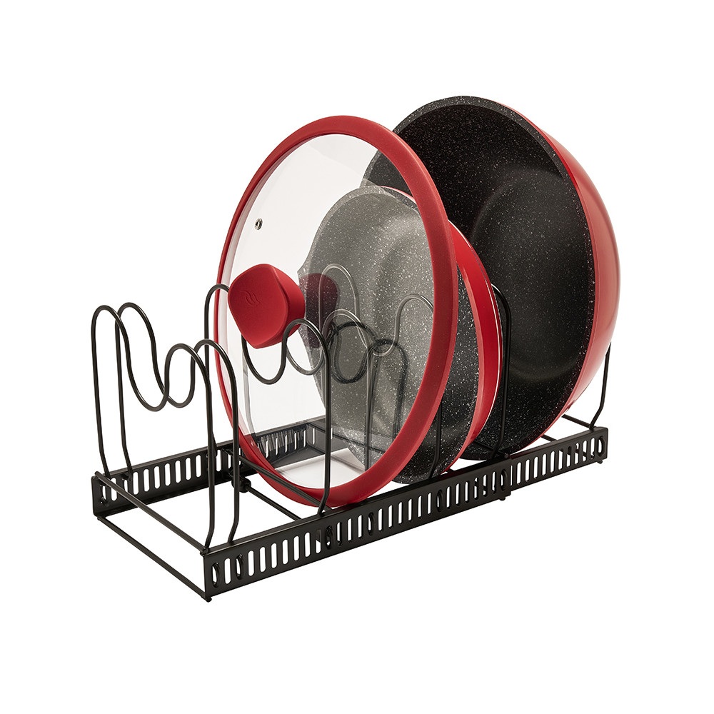 Range-poêles et couvercles ajustable