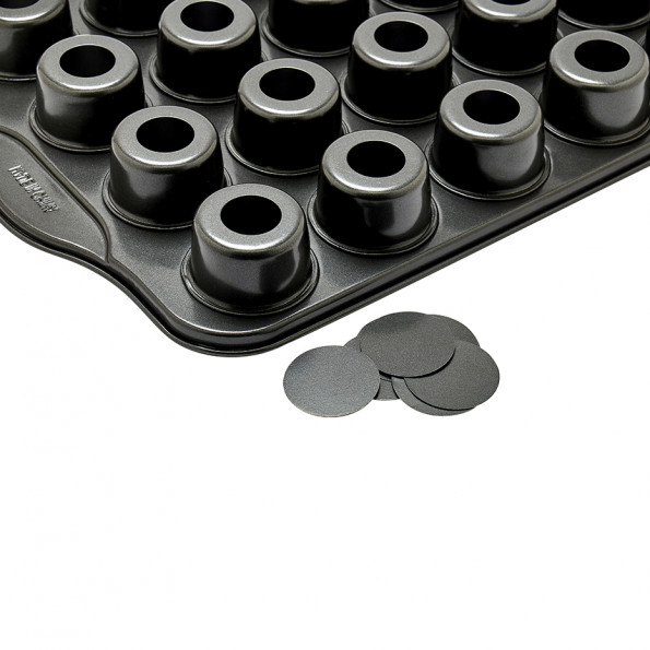 Maxi moule 24 mini muffins fond amovible