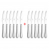 Set de 6 couteaux à steak "ARGELÈS" + 6 couteaux offerts
