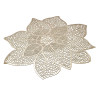 Lot de 6 sets de table forme poinsettia