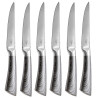 Set de 6 couteaux à steak design