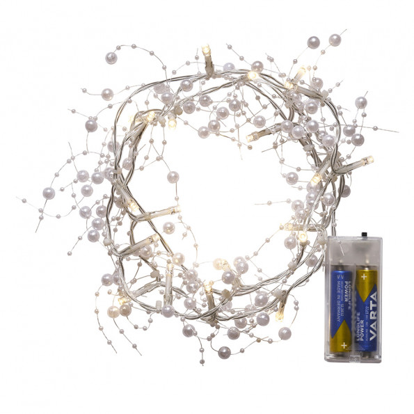 Guirlande perlée lumineuse