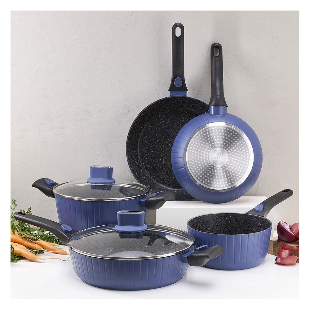 Batterie de cuisine 7 pièces "Minéral"