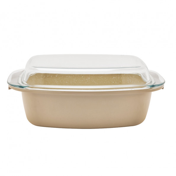 Plat four et son couvercle "ORGANIC"