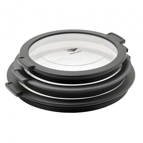 Lot de 3 couvercles hermétiques