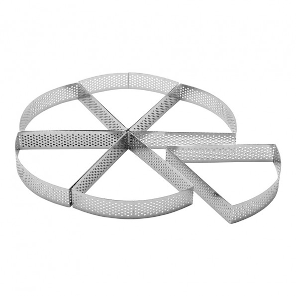 6 cercles pétales perforés