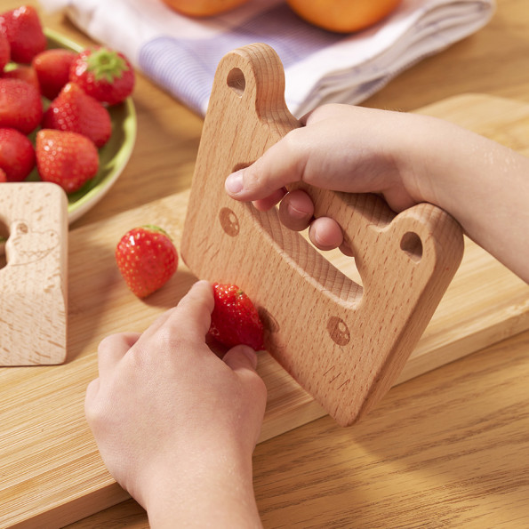 Lot de 2 couteaux d'apprentissage