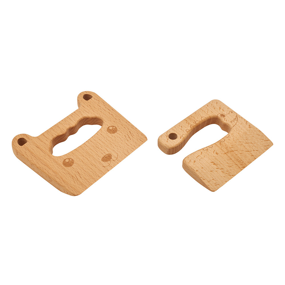 Lot de 2 couteaux d'apprentissage