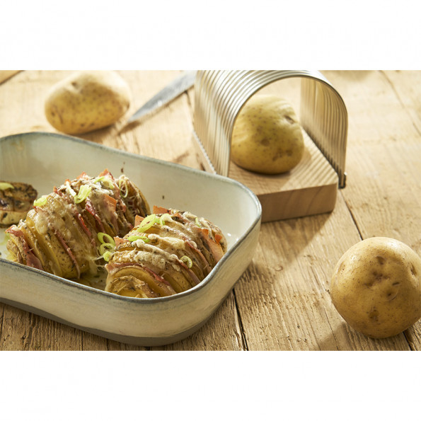 Découpe pomme de terre éventail