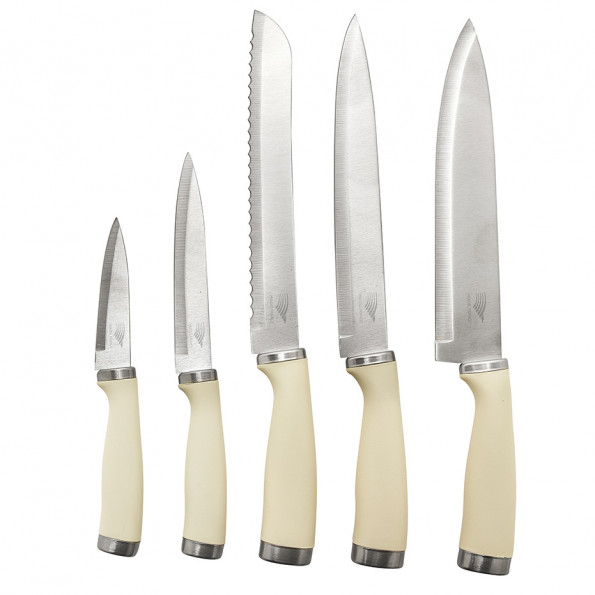 Bloc 5 couteaux vintage
