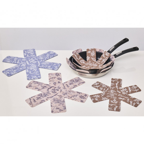 Lot de 6 protège-poêles