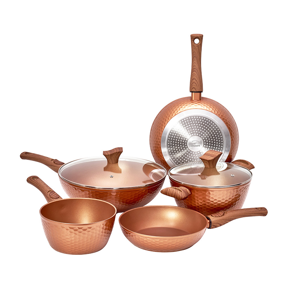 Batterie de cuisine 7 pièces "Martelé"