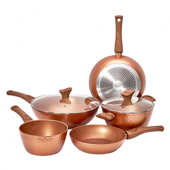 Batterie de cuisine 7 pièces "Martelé"