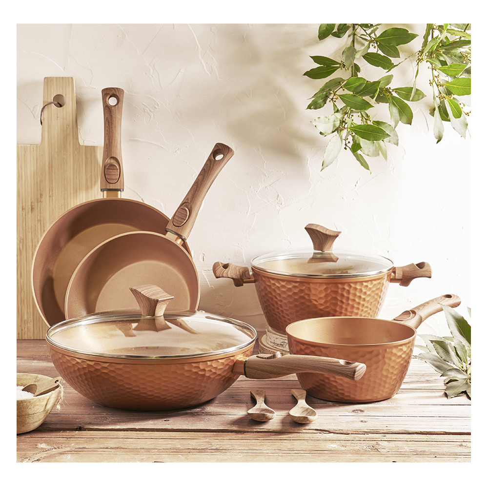 Batterie de cuisine 7 pièces "Martelé"