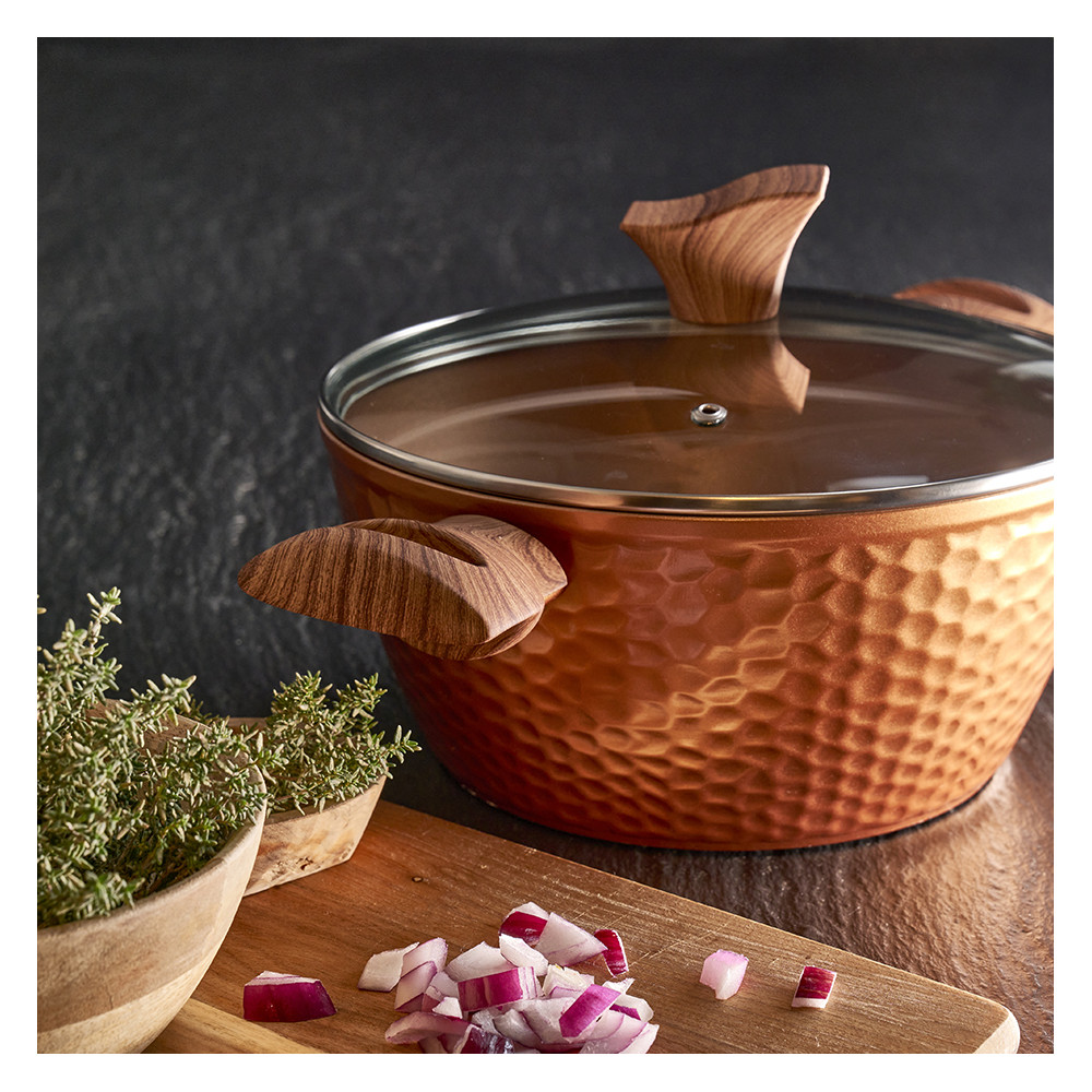 Batterie de cuisine 7 pièces "Martelé"