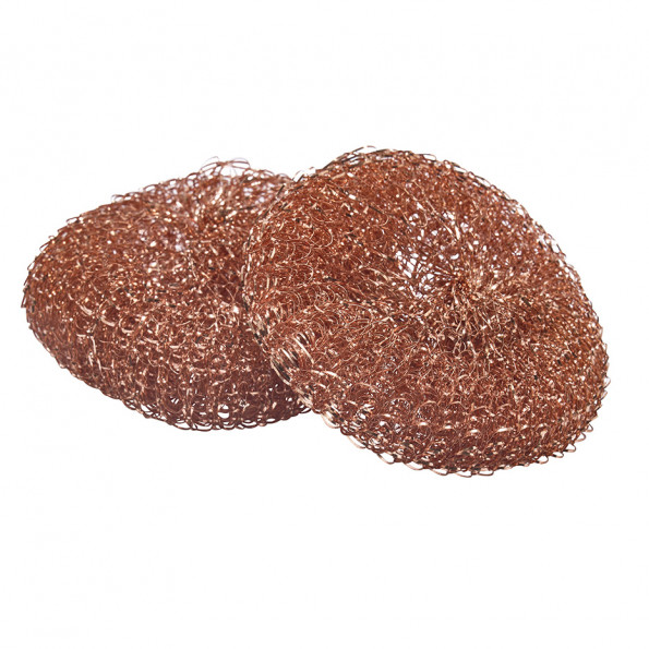 Lot de 2 boules en fils de cuivre