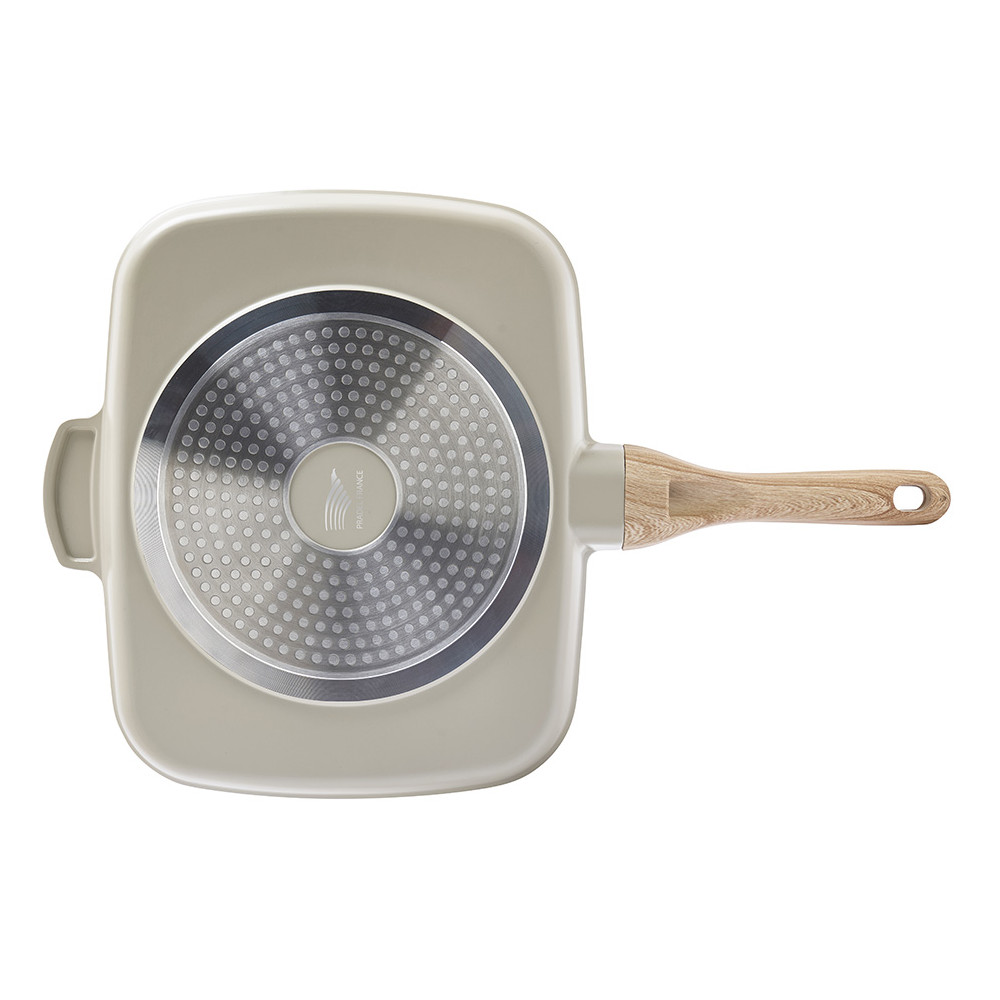 Poêle grill compartimentée