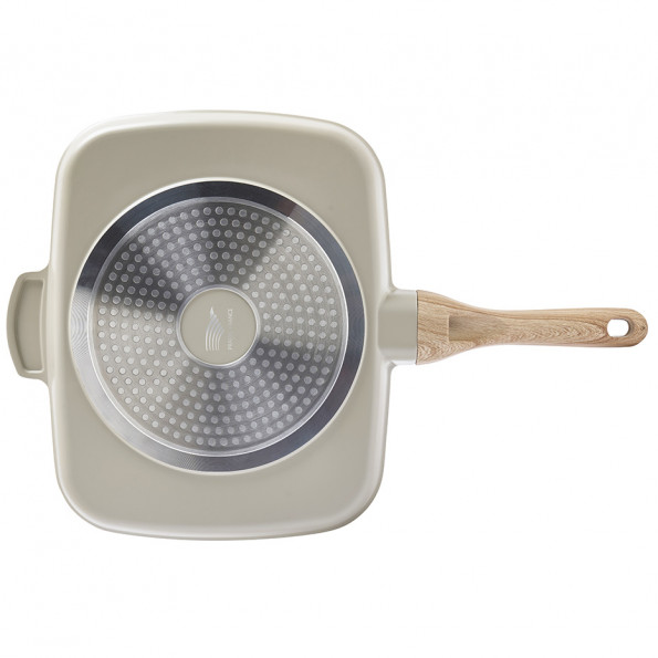 Poêle grill compartimentée