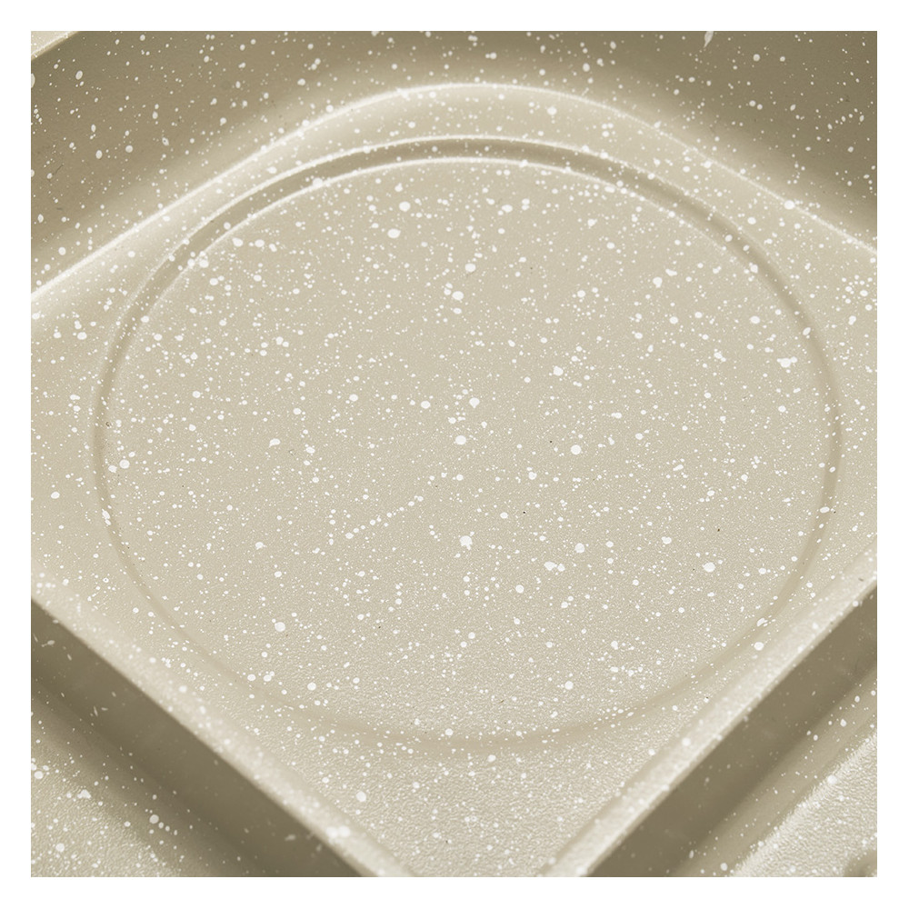 Poêle grill compartimentée