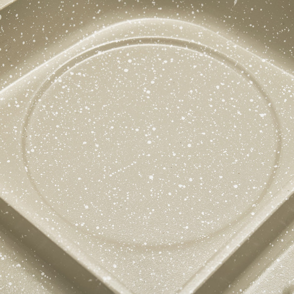 Poêle grill compartimentée